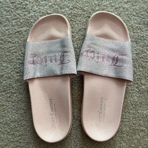 Juicy Couture Pink Slides Size 10